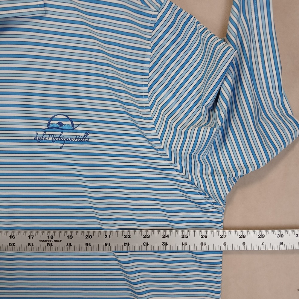 Footjoy 2XL Mens Polo Shirt Lake Michigan Hills 27x31 - Picture 5 of 11